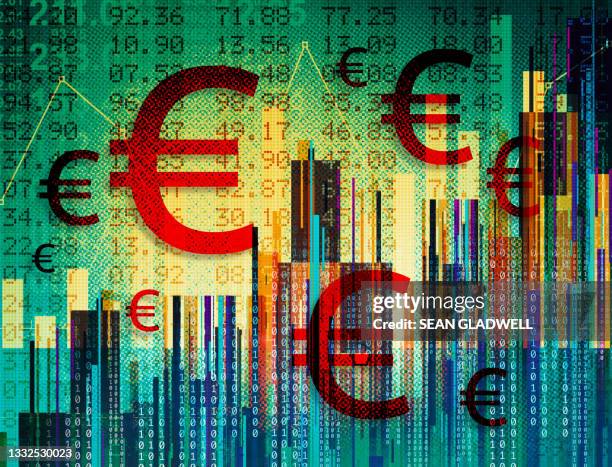euro accounts - e stock-fotos und bilder