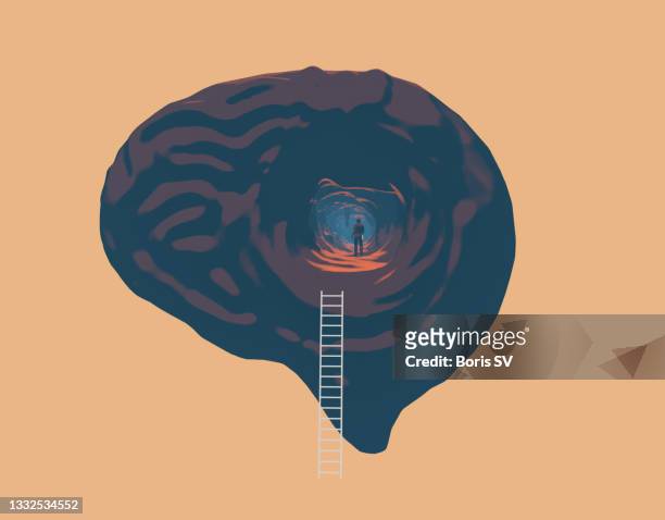 discovering the mind - remembrance stockfoto's en -beelden