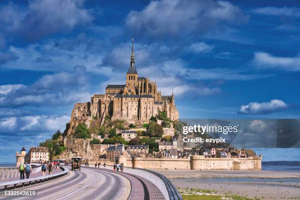 mont-saint-michel abbey / france - history museum stock pictures, royalty-free photos & images