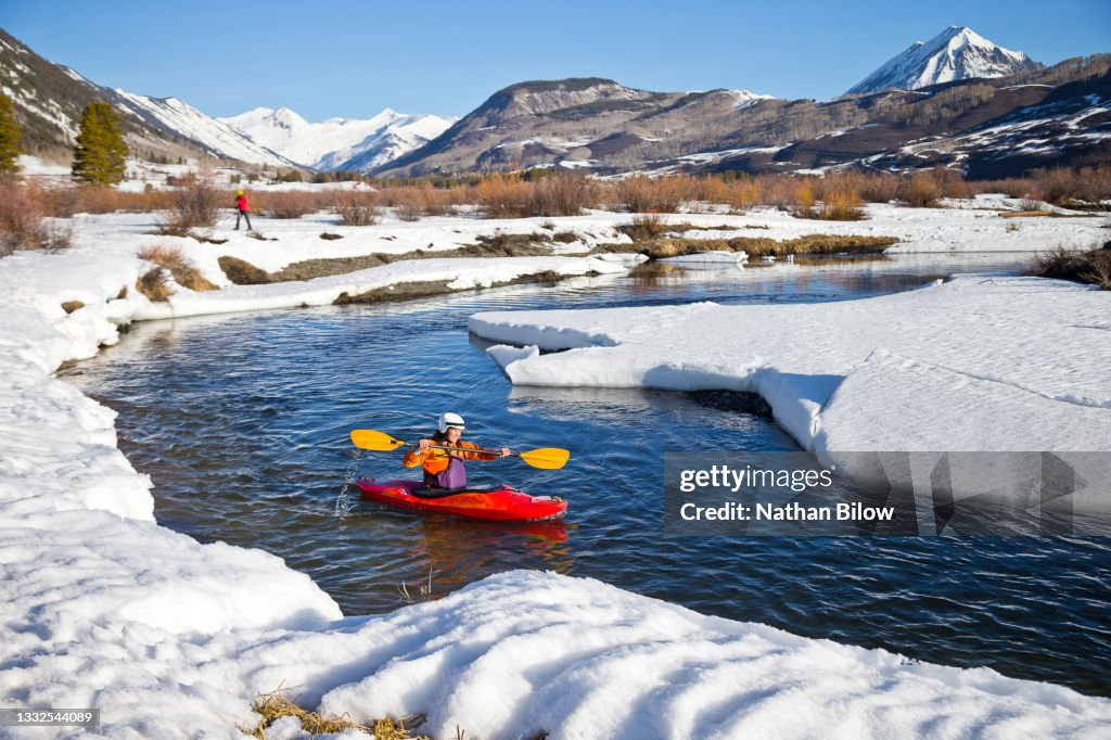 Spring Kayak XC ski