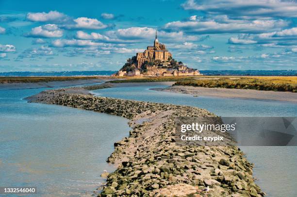 mont-saint-michel abbey / france - history museum stock pictures, royalty-free photos & images