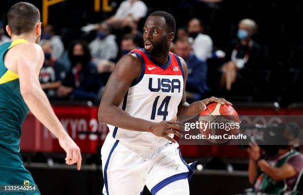 Draymond Green of USA during the Men's Semifinal Basketball game between United States and Australia on day thirteen of the Tokyo 2020 Olympic Games...