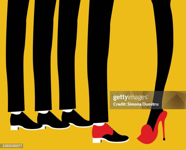 choosing the right man - high heel crush stock pictures, royalty-free photos & images