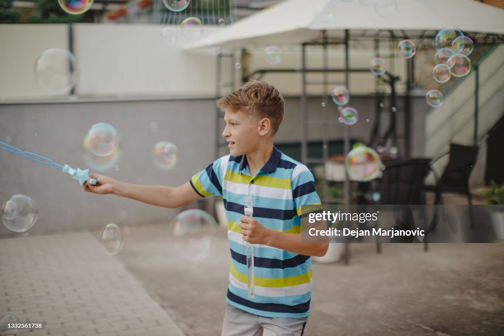 Making bubbles