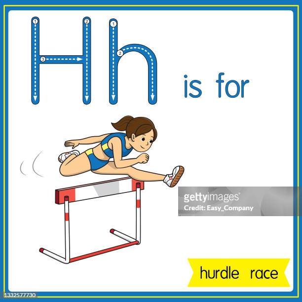 19 Hurdles On Track Cartoon High Res Illustrations - Getty Images