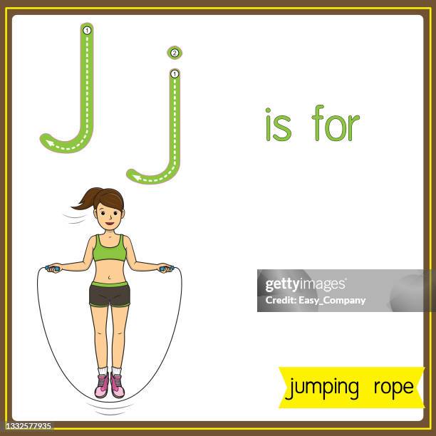 Jump Rope Abcs Rope Alphabet High Res Illustrations - Getty Images