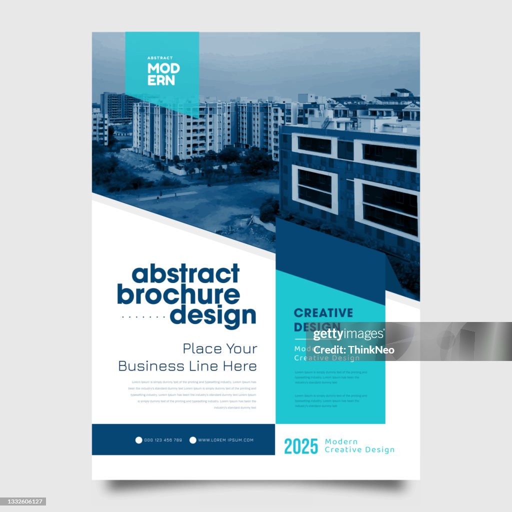 Poster cover book design template with space for photo background, Use for annual report, proposal, portfolio, brochure, flyer, leaflet, catalog, magazine, booklet, Vector template in A4 layout