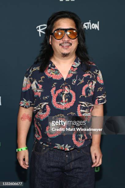 Bobby Lee attends the premiere of FX's new comedy series "Reservation Dogs" at NeueHouse Los Angeles on August 05, 2021 in Hollywood, California.