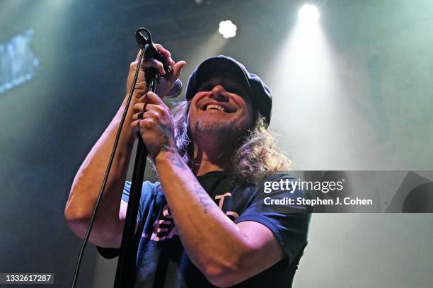 Kevin Martin of the band Candlebox performs at The Mercury Ballroom on August 05, 2021 in Louisville, Kentucky.