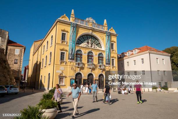 Croatian National Theatre In Split Photos and Premium High Res Pictures