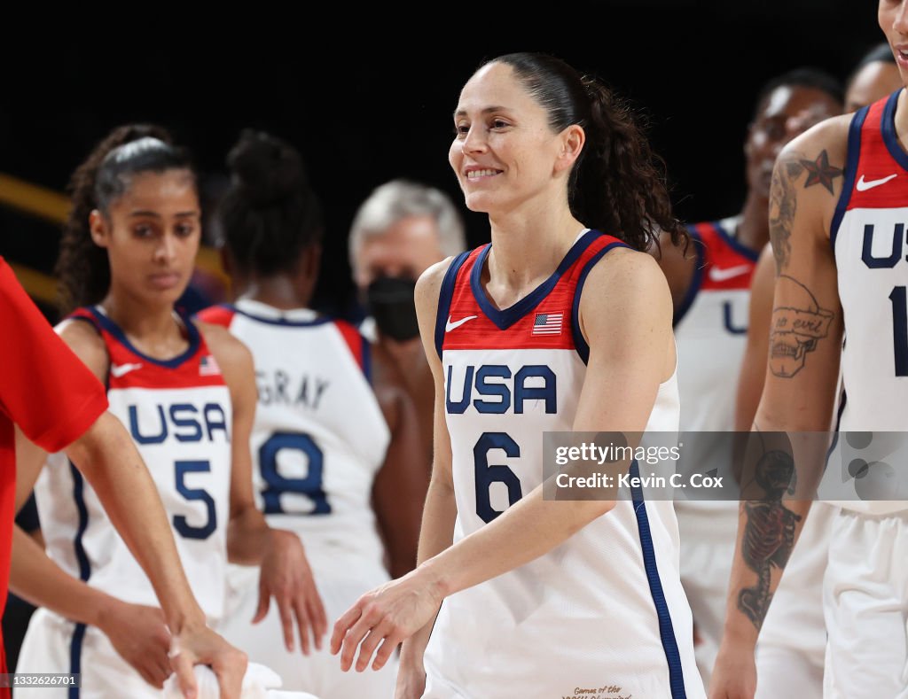 United States v Serbia Women's Basketball - Olympics: Day 14