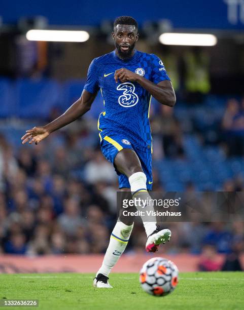 Tiémoué Bakayoko of Chelsea during the Pre Season Friendly between Chelsea and Tottenham Hotspur at Stamford Bridge on August 4, 2021 in London,...