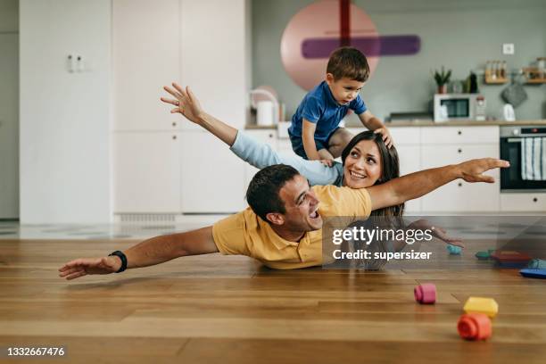 family - parket stockfoto's en -beelden