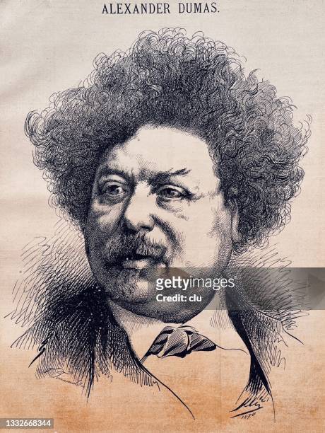 alexandre dumas headshot, portrait - 1870 幅插畫檔、美工圖案、卡通及圖標
