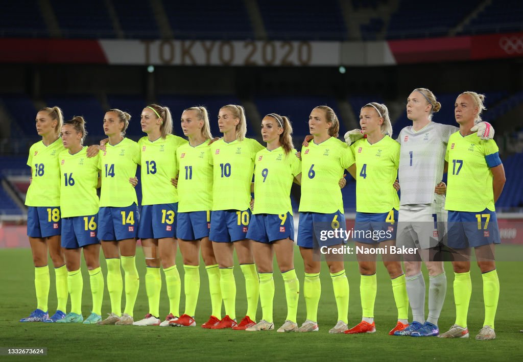 Canada v Sweden: Gold Medal Match Women's Football - Olympics: Day 14