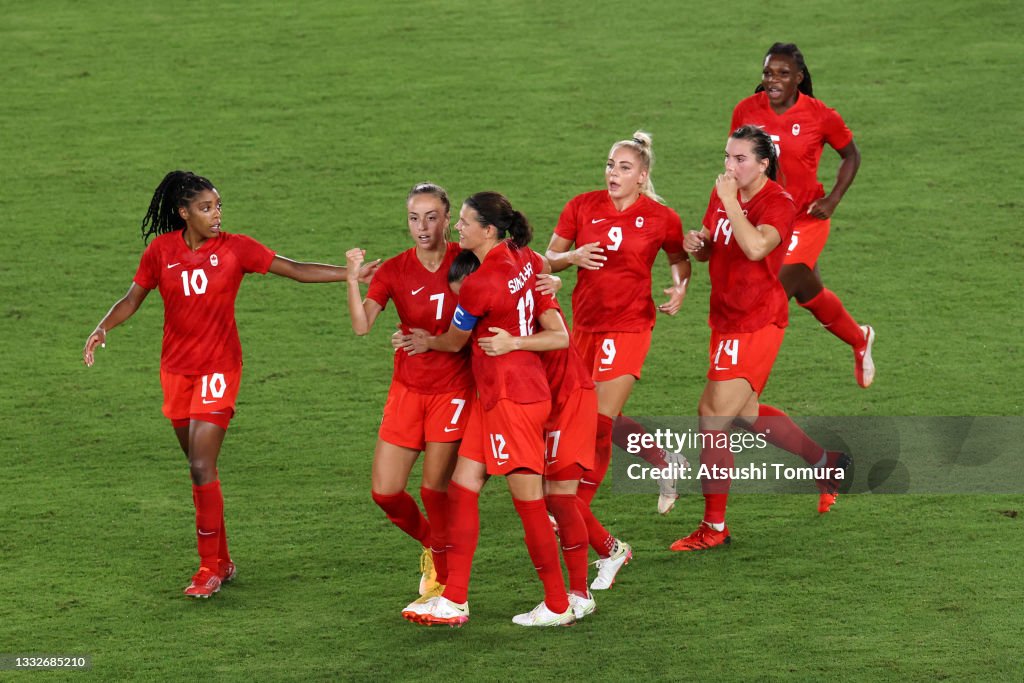 Canada v Sweden: Gold Medal Match Women's Football - Olympics: Day 14