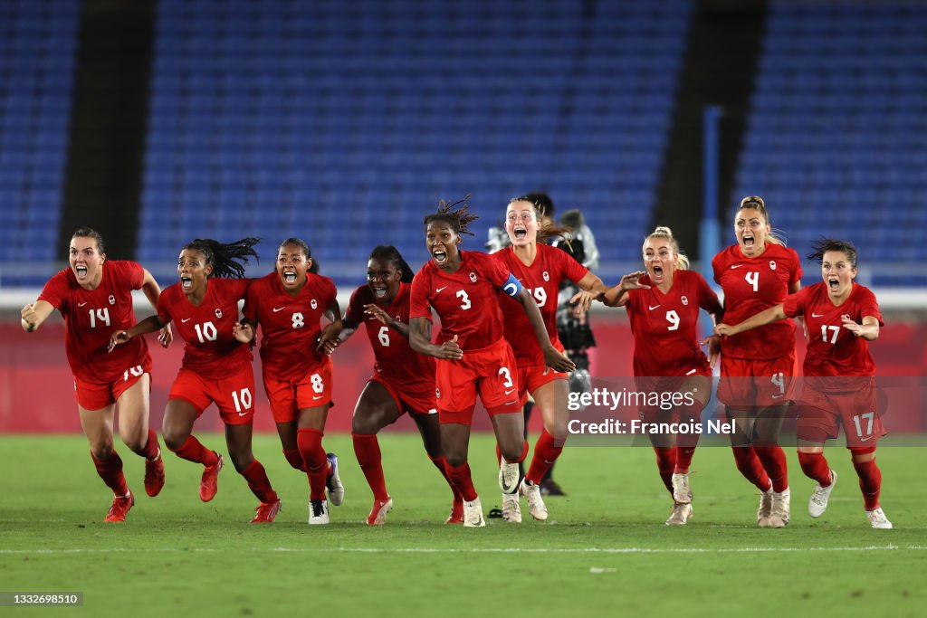 Canada v Sweden: Gold Medal Match Women's Football - Olympics: Day 14