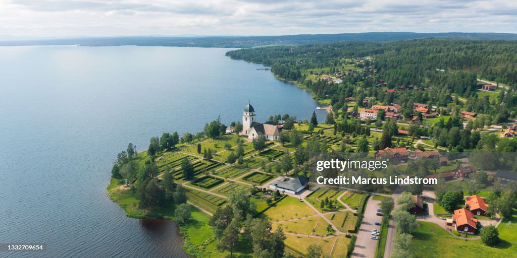 Lago Siljan visto desde Rättvik