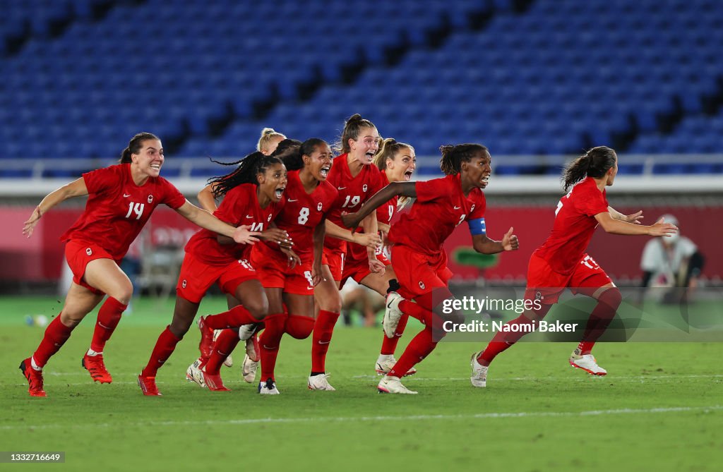 Canada v Sweden: Gold Medal Match Women's Football - Olympics: Day 14