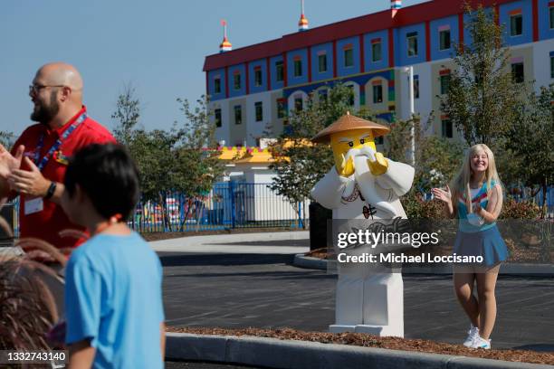 Legoland Rocker Character Costume Character Performer - LEGOLAND New York Resort - News Usa Today