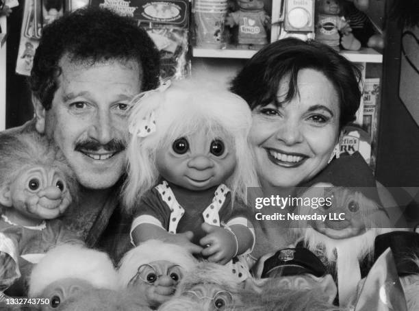 Steven and Eva Stark show some of the troll dolls manufactured by their company, EFS Markingting Associates of Farmingdale, New York on August 6,...