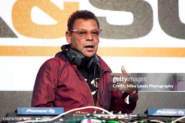 Craig Charles performs at Tredegar Park on August 06, 2021 in Newport, Gloucestershire.