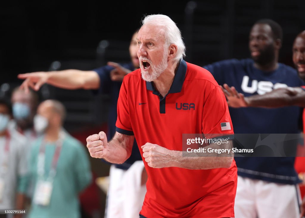 United States v France Men's Basketball - Olympics: Day 15