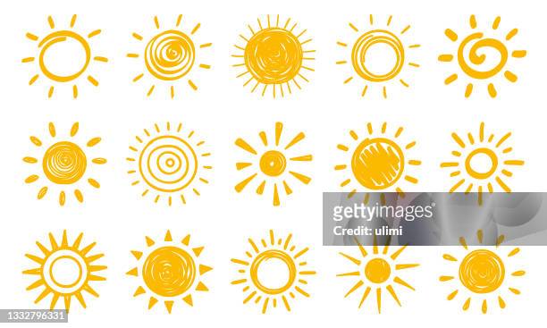 sun - summer stock illustrations