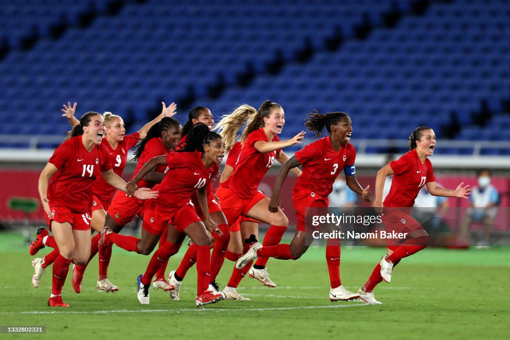 Canada v Sweden: Gold Medal Match Women's Football - Olympics: Day 14