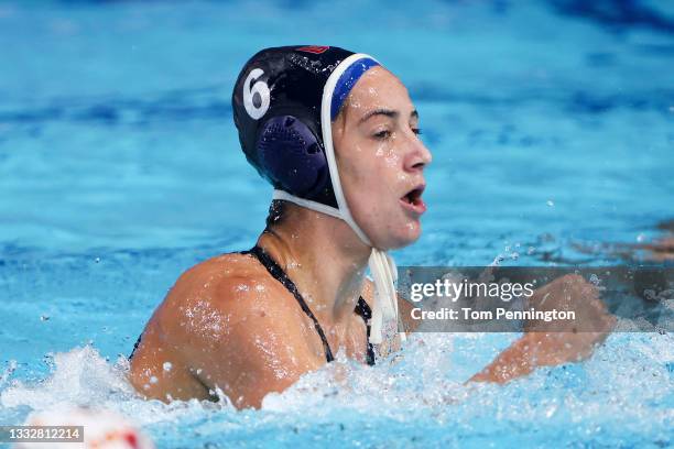 Margaret Steffens of Team United States celebrates after scoring a goal during the Women's Gold Medal match between Spain and the United States on...