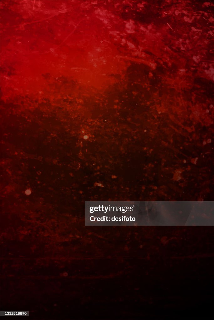 Fondos vectoriales vacíos en blanco verticales en color rojo feroz con un patrón cósmico como abstracto, manchas y manchas por todas partes