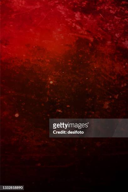 ilustrações de stock, clip art, desenhos animados e ícones de vertical blank empty vector backgrounds in fierce red colour with cosmic like abstract pattern, smudges and stains all over - red dirt