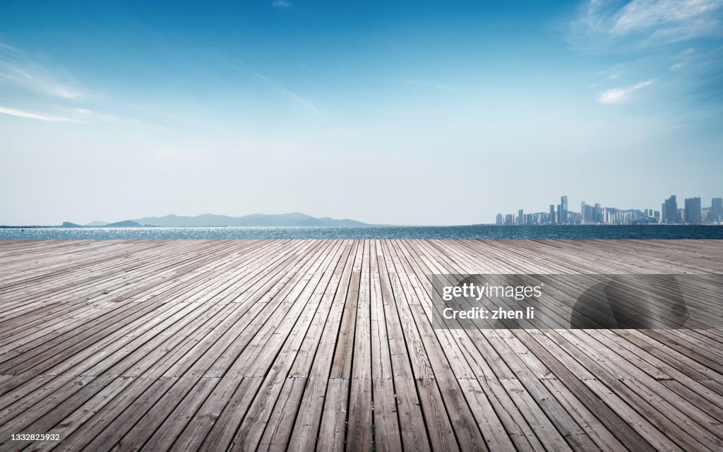 Boardwalk by the sea
