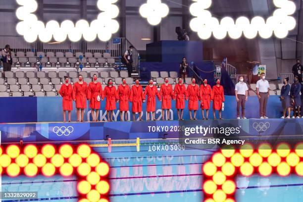 Elena Sanchez of Spain, Paula Leiton of Spain, Maica Garcia of Spain, Roser Tarrago of Spain, Judith Forca of Spain, Irene Gonzalez of Spain, Elena...