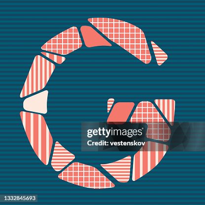 Modern patterned cracked style alphabets vector illustration Modern patterned cracked style alphabets vector illustration