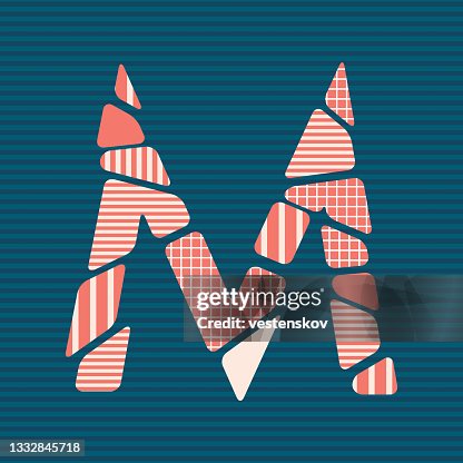 Modern patterned cracked style alphabets vector illustration Modern patterned cracked style alphabets vector illustration