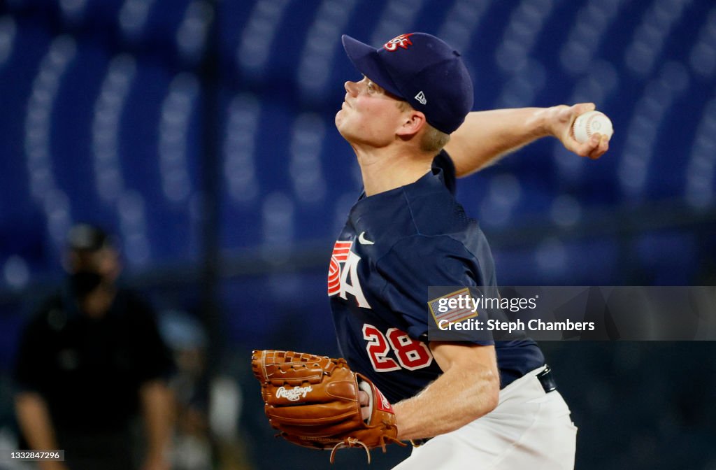 United States v Japan - Baseball Gold Medal Game - Olympics: Day 15