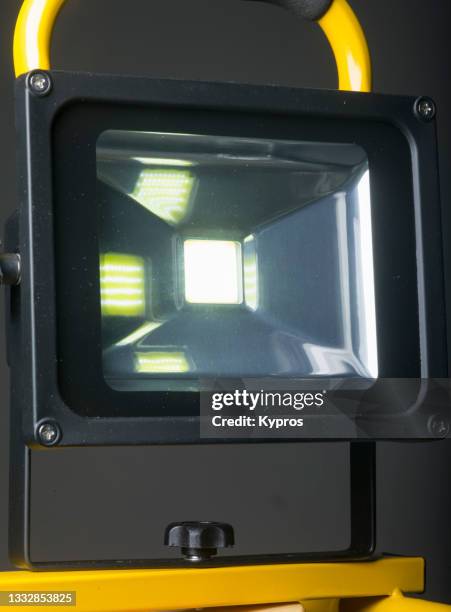 led cordless worklight - work lights led stockfoto's en -beelden