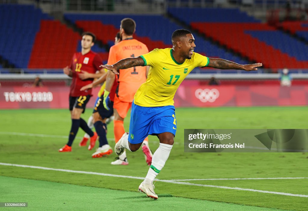 Brazil v Spain: Gold Medal Match Men's Football - Olympics: Day 15