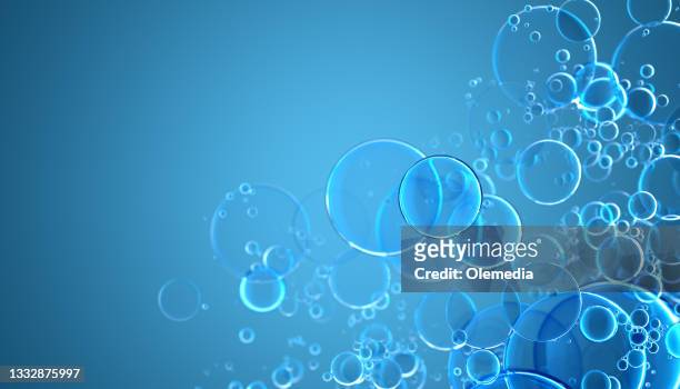 abstract nano molecular structure. 3d spheres - group h imagens e fotografias de stock