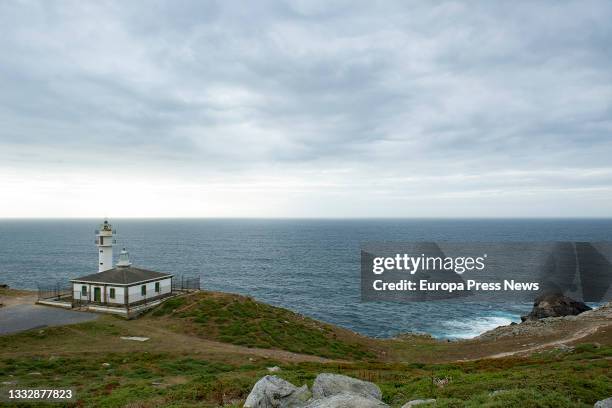 General view of the Touriñan Lighthouse, on 25 August, 2013 on the Costa de la Muerte in Mugia, province of A Coruña, Galicia, Spain. As every 7th of...