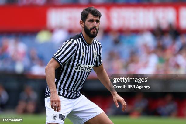 Nelson Oliveira of PAOK Saloniki during the Club Friendly match between Feyenoord and PAOK Saloniki at de Kuip on July 25, 2021 in Rotterdam,...