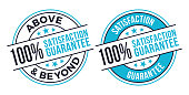 Above and Beyond 100% Satisfaction Guarantee