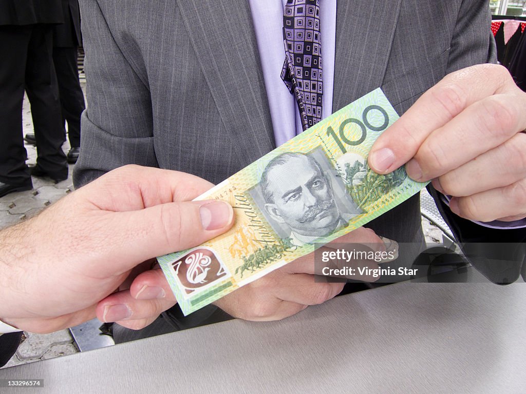 One hundred Australian dollars