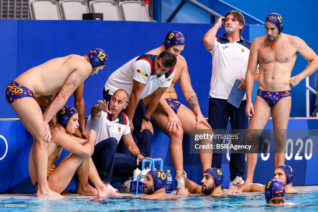 Hungary v Spain - Tokyo 2020 Olympic Water Polo Tournament Men's Bronze Medal