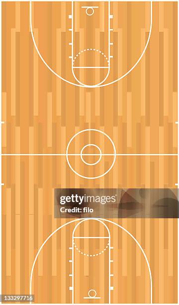 ilustraciones, imágenes clip art, dibujos animados e iconos de stock de cancha de básquetbol - cancha de baloncesto