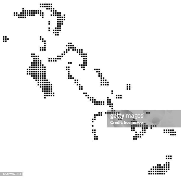 bahamas map square dotted style - bahamas map stock illustrations