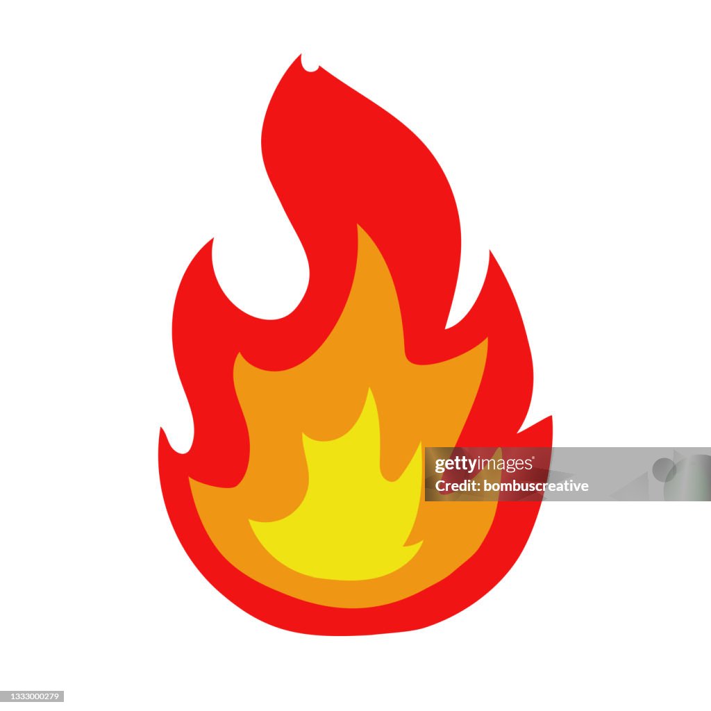 Icône flamme de feu