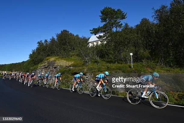 Gleb Brussenskiy of Kazahkstan and Team Astana – Premier Tech & The Peloton during the 8th Arctic Race Of Norway 2021, Stage 4 a 163,5km stage from...