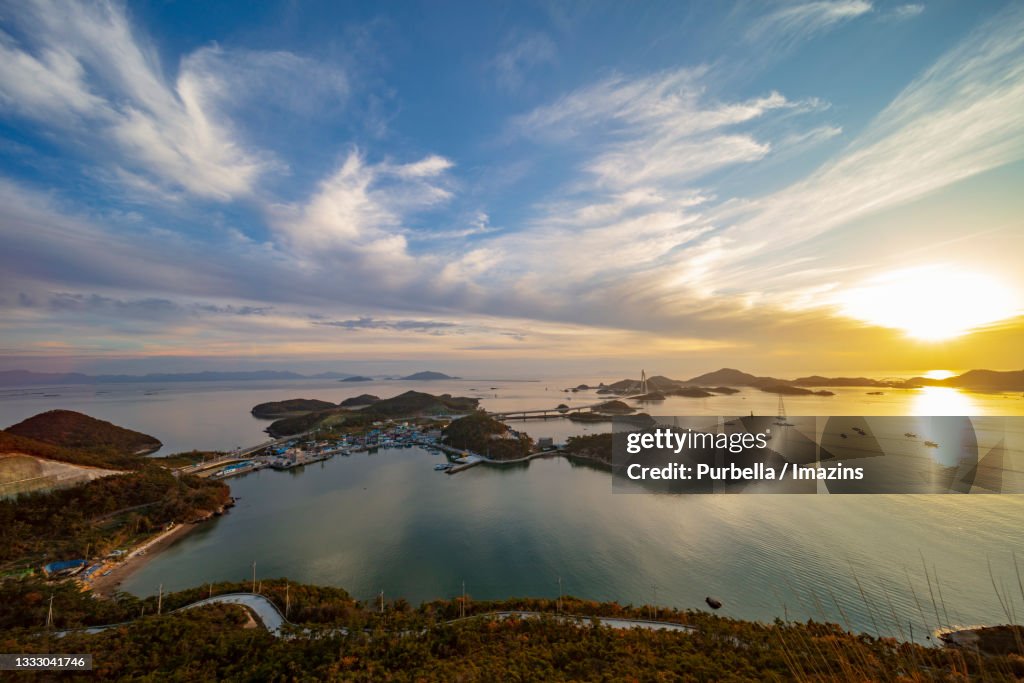 Sunset View of Gogunsando Islands, South Korea